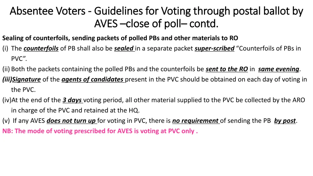 absentee voters absentee voters guidelines 5