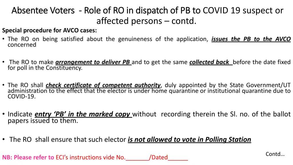 absentee voters absentee voters role