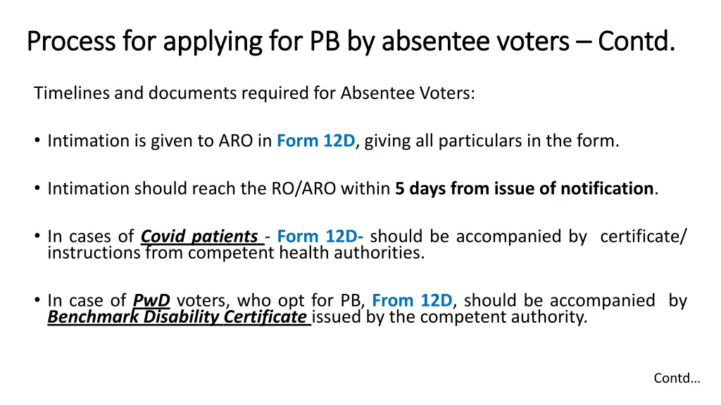 process for applying for pb by absentee voters