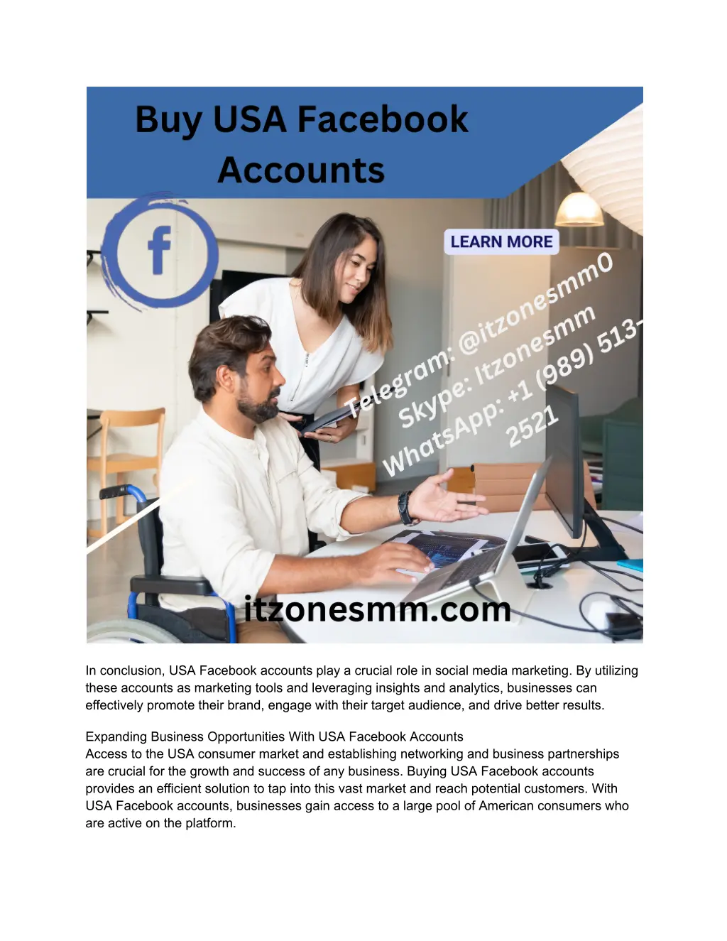 in conclusion usa facebook accounts play