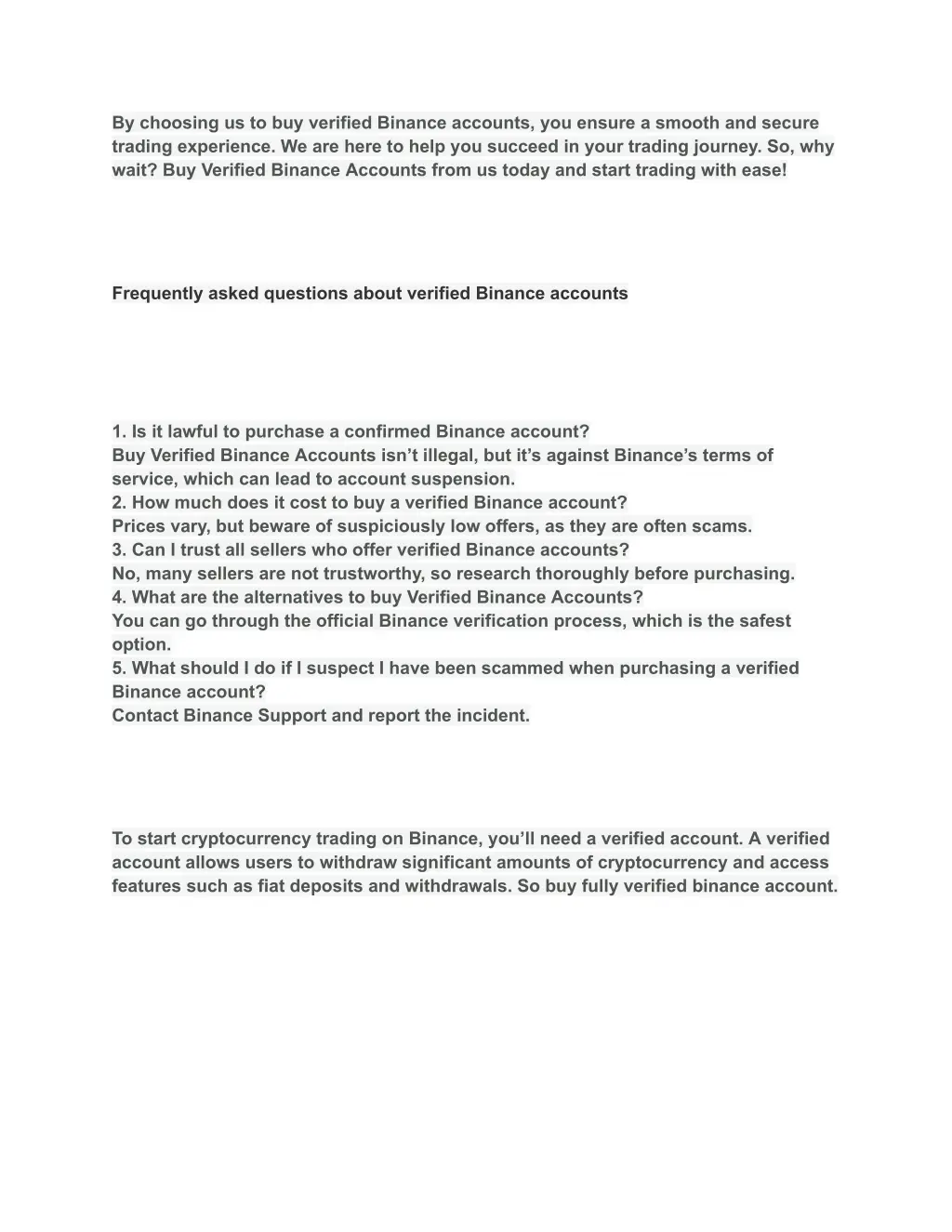 by choosing us to buy verified binance accounts