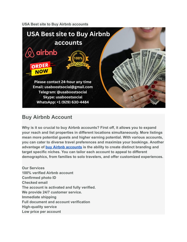 usa best site to buy airbnb accounts