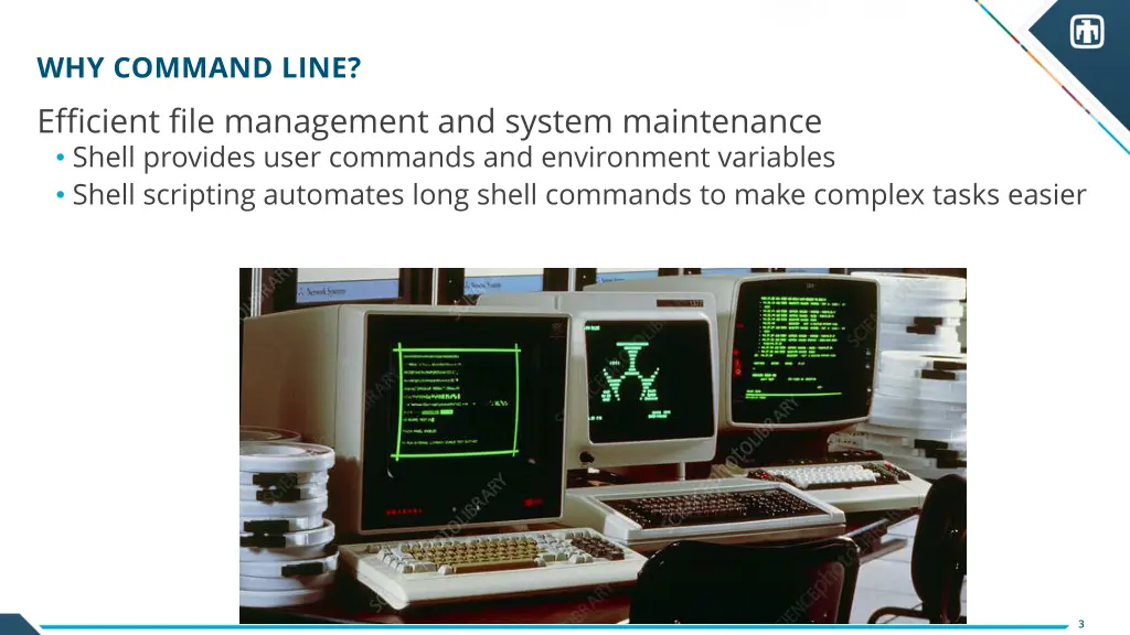 why command line efficient file management