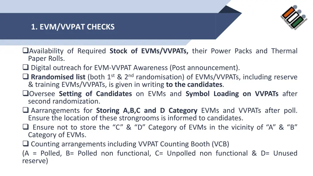 1 evm vvpat checks