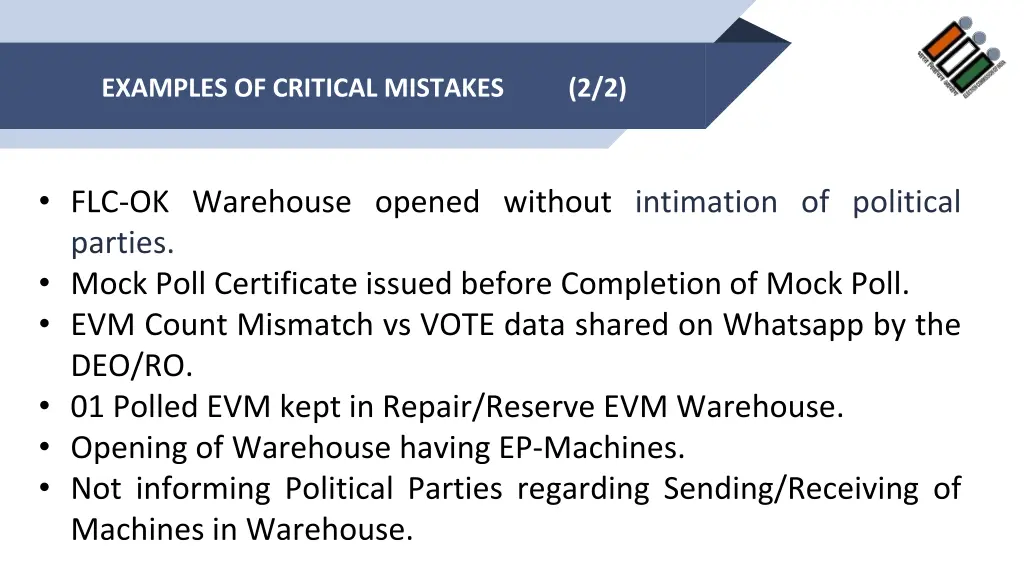 examples of critical mistakes 2 2