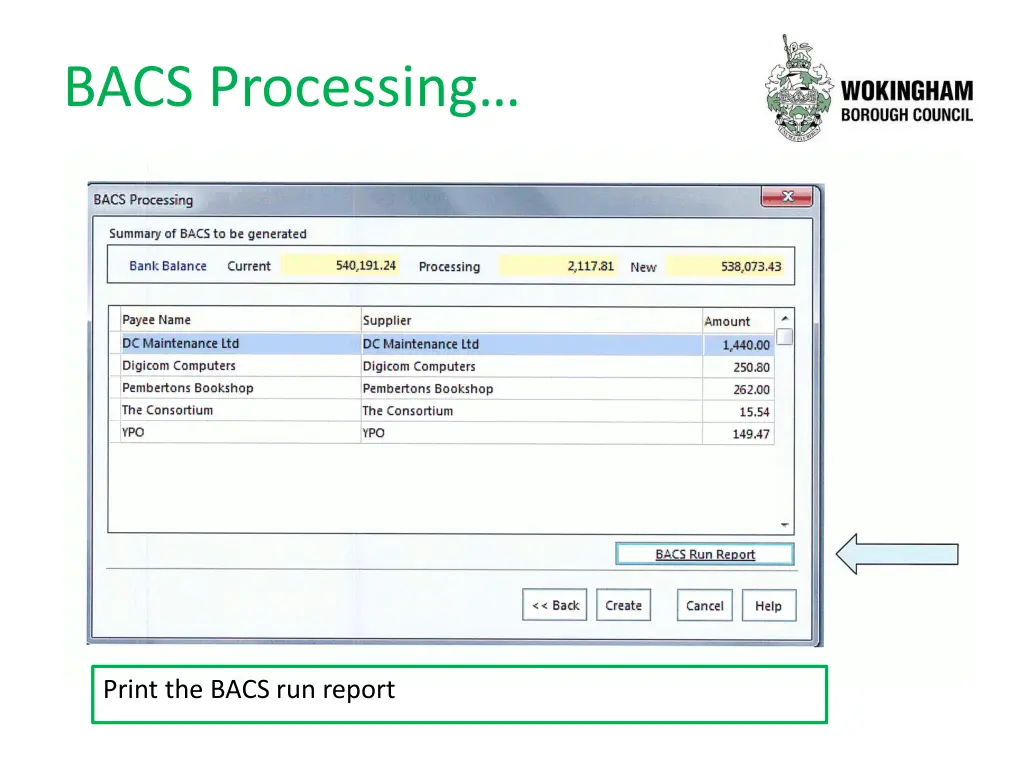 bacs processing 3