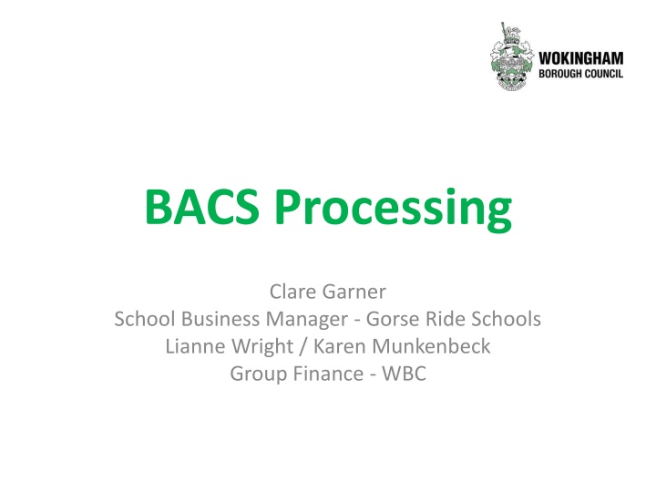 bacs processing