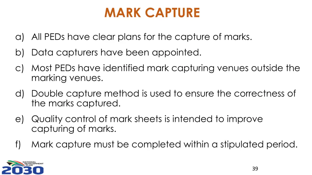 mark capture