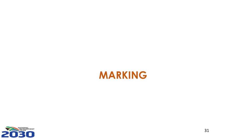 marking