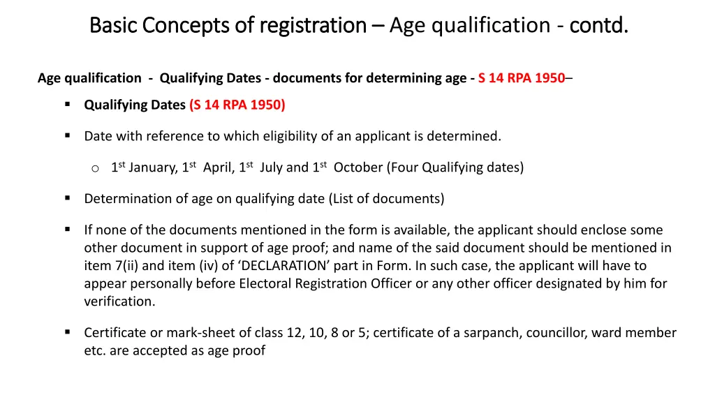 basic concepts of registration basic concepts 1