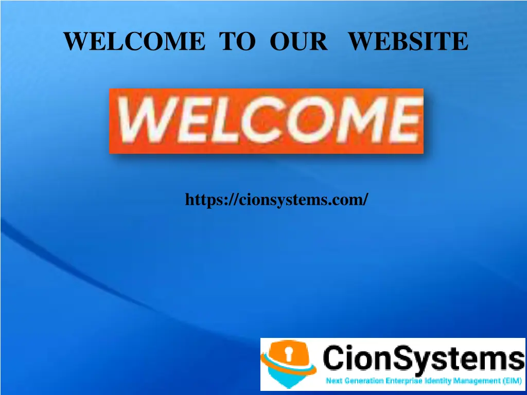 welcome to our website