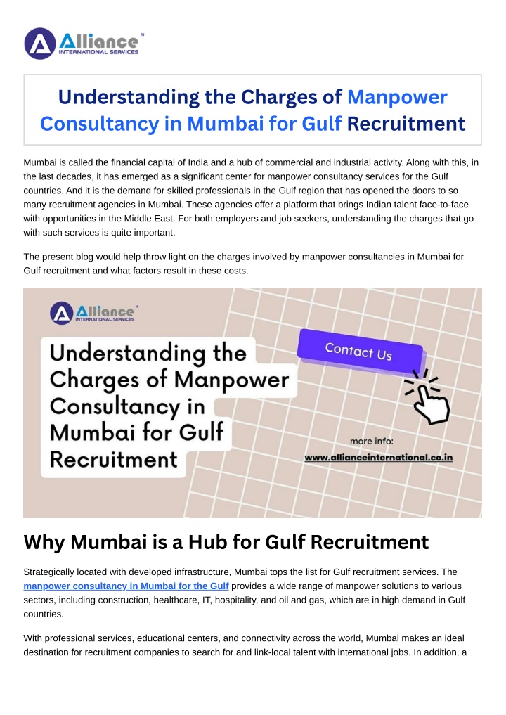 understanding the charges of manpower consultancy