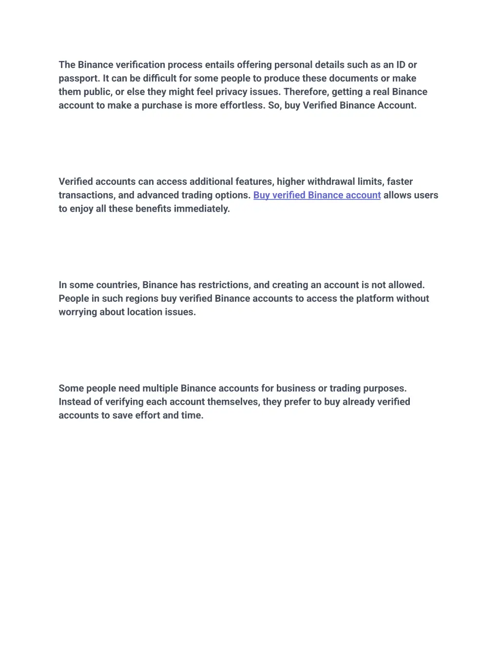 the binance verification process entails offering