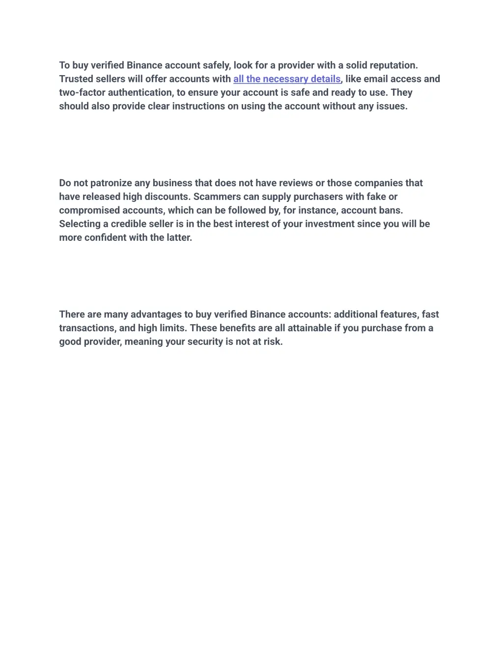 to buy verified binance account safely look