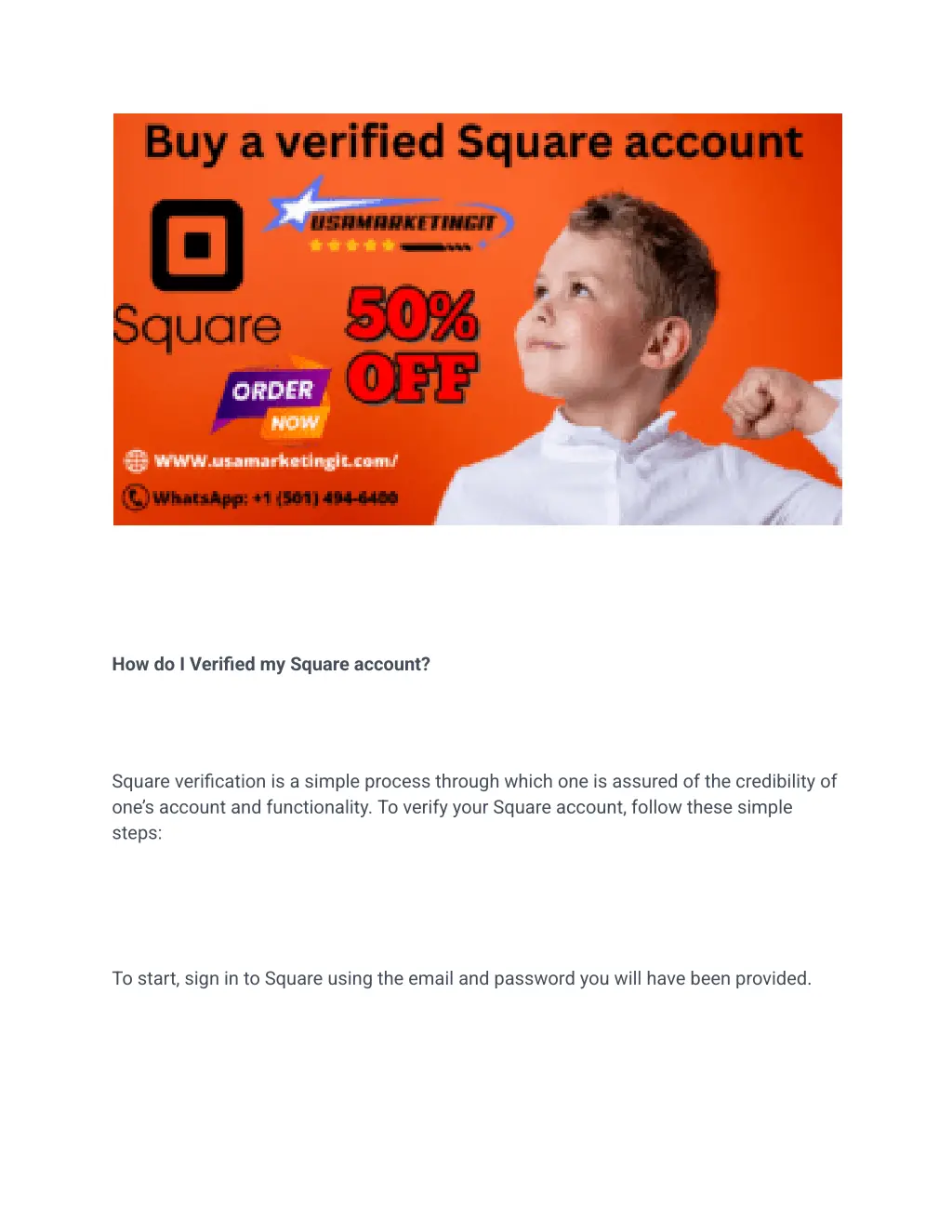 how do i verified my square account