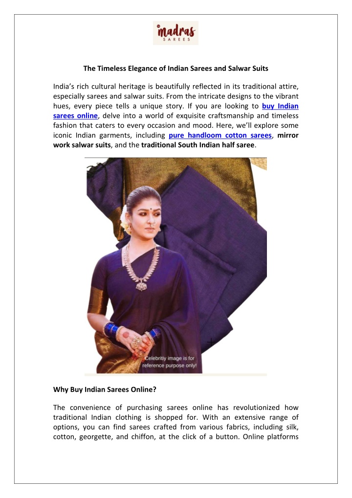 the timeless elegance of indian sarees and salwar