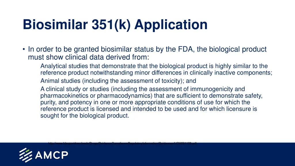 biosimilar 351 k application