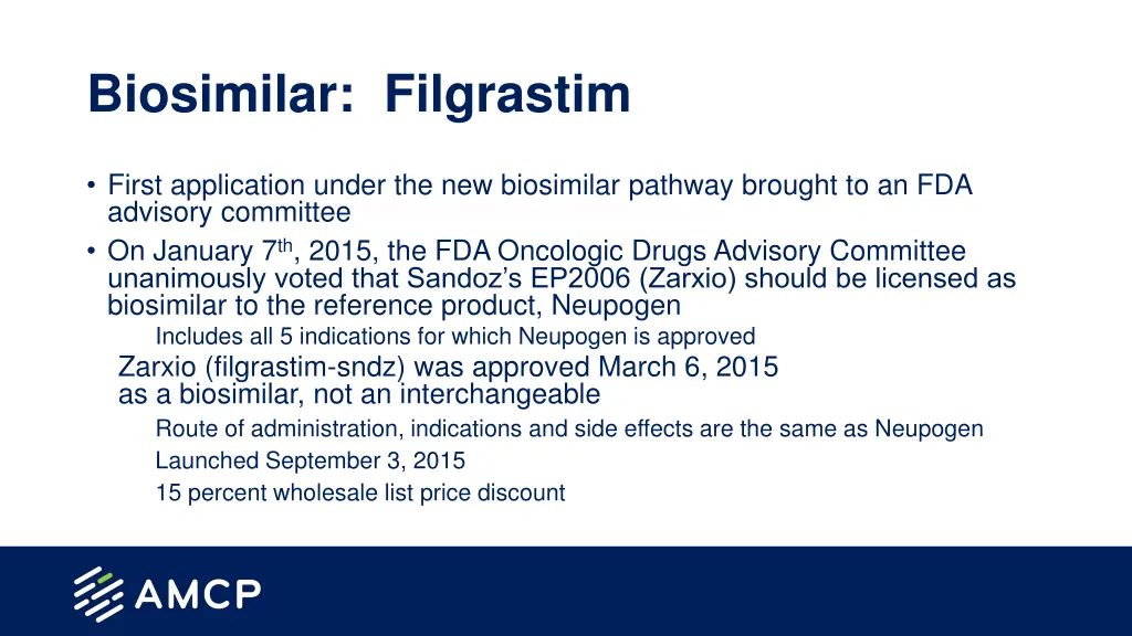 biosimilar filgrastim
