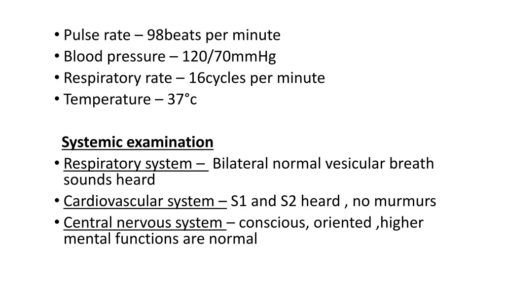 pulse rate 98beats per minute blood pressure