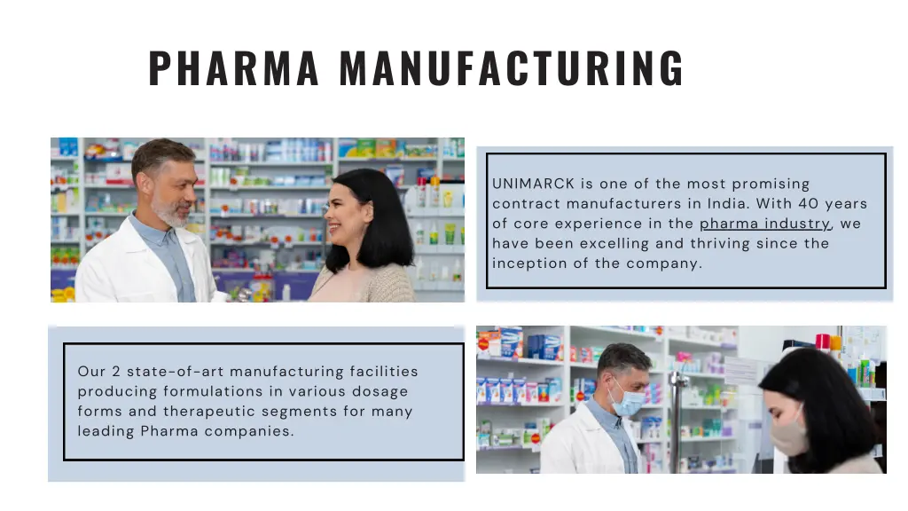 pharma manufacturing