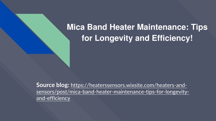 mica band heater maintenance tips for longevity