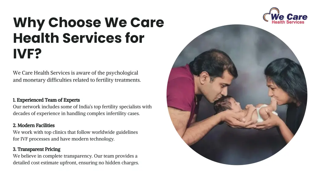 why choose we care health services for ivf