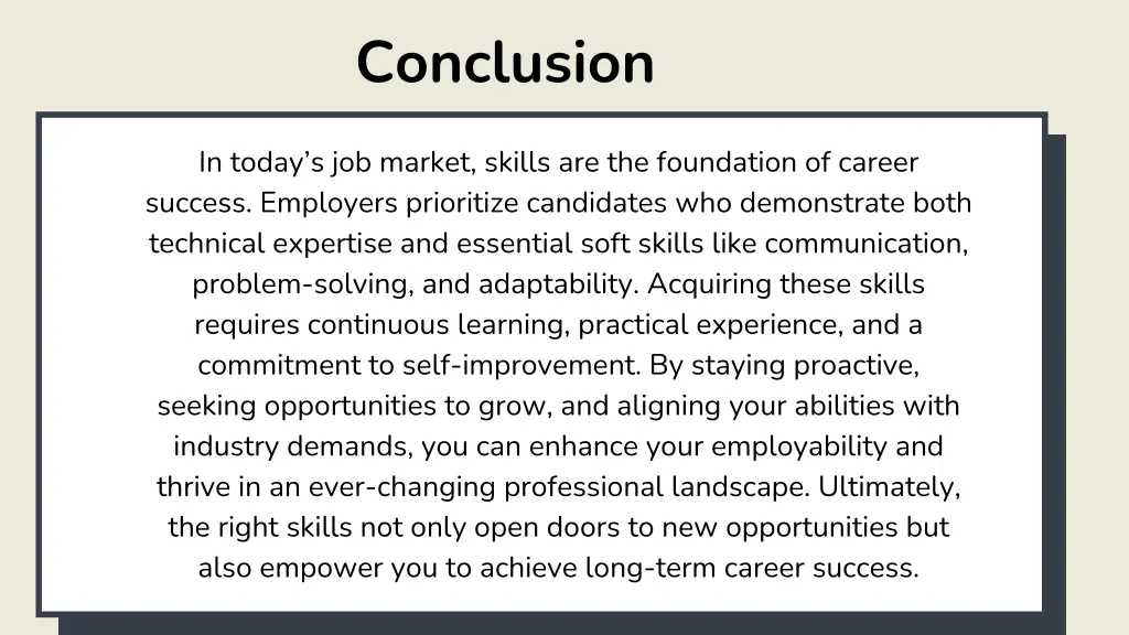 conclusion