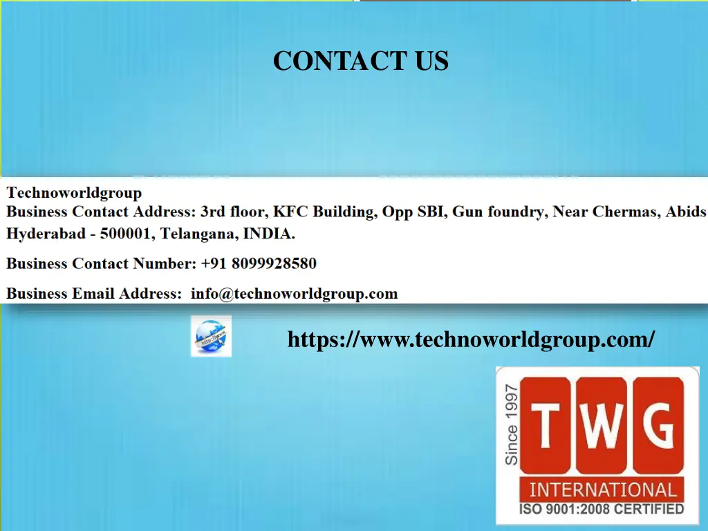 contact us