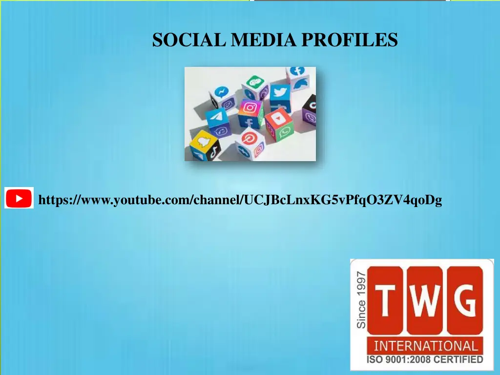 social media profiles 2
