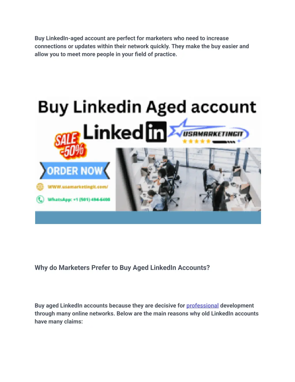 buy linkedin aged account are perfect