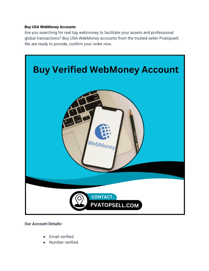 buy usa webmoney accounts are you searching
