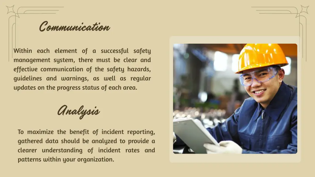 within each element of a successful safety