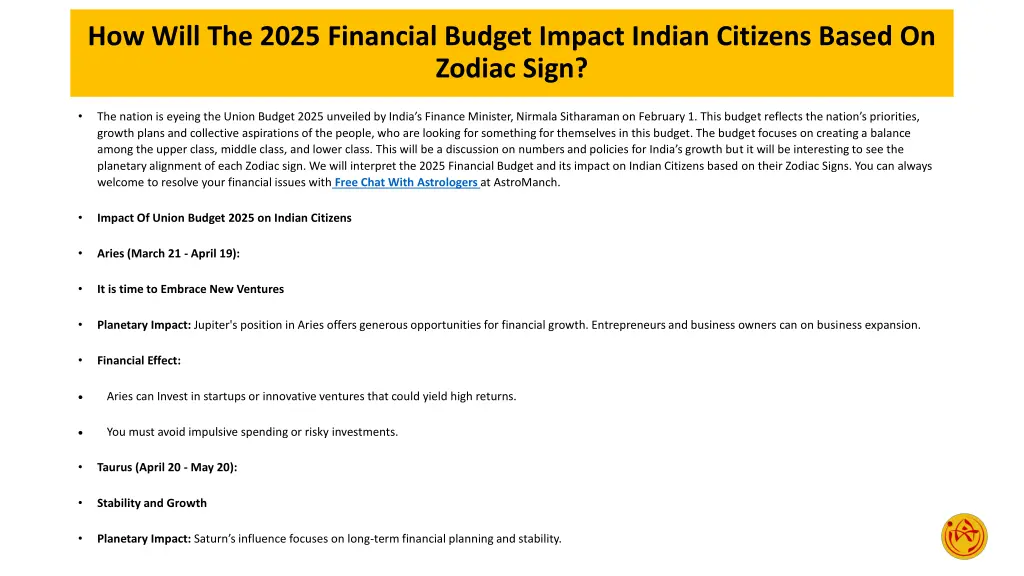how will the 2025 financial budget impact indian 1