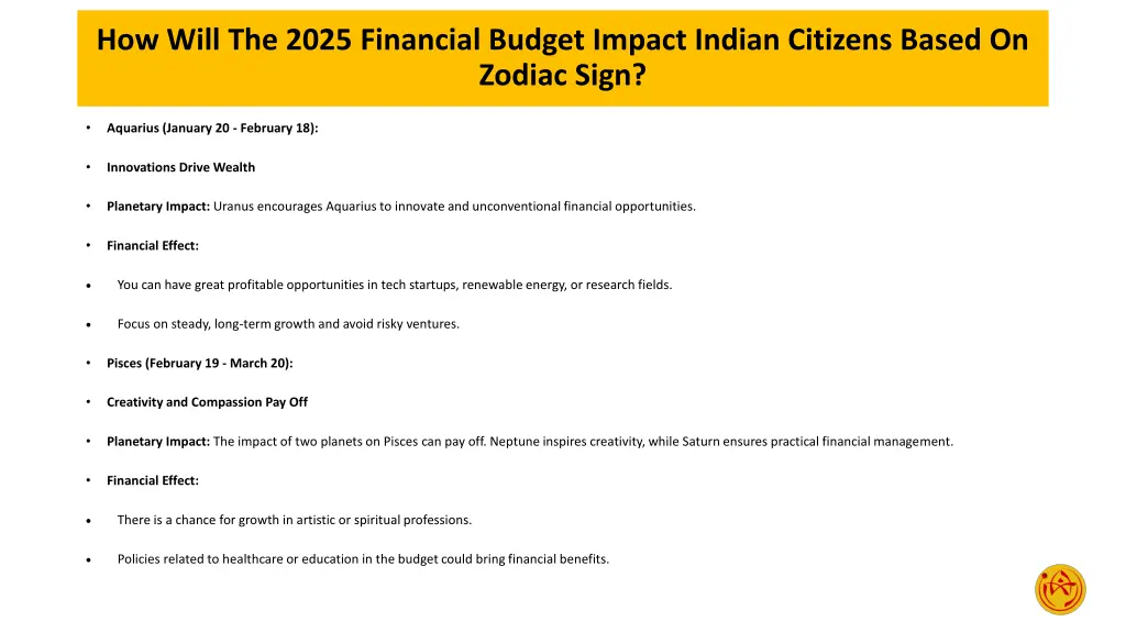how will the 2025 financial budget impact indian 6