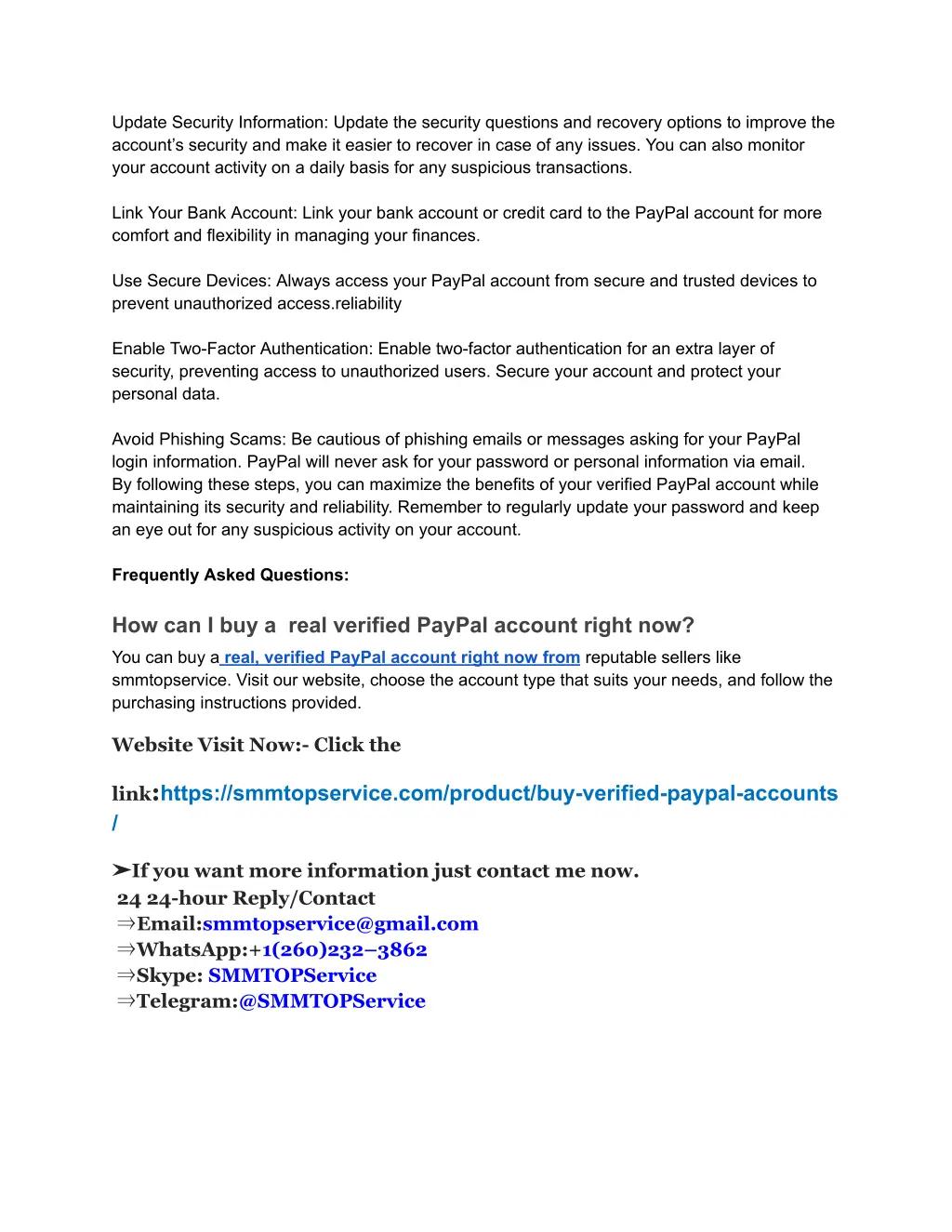 update security information update the security