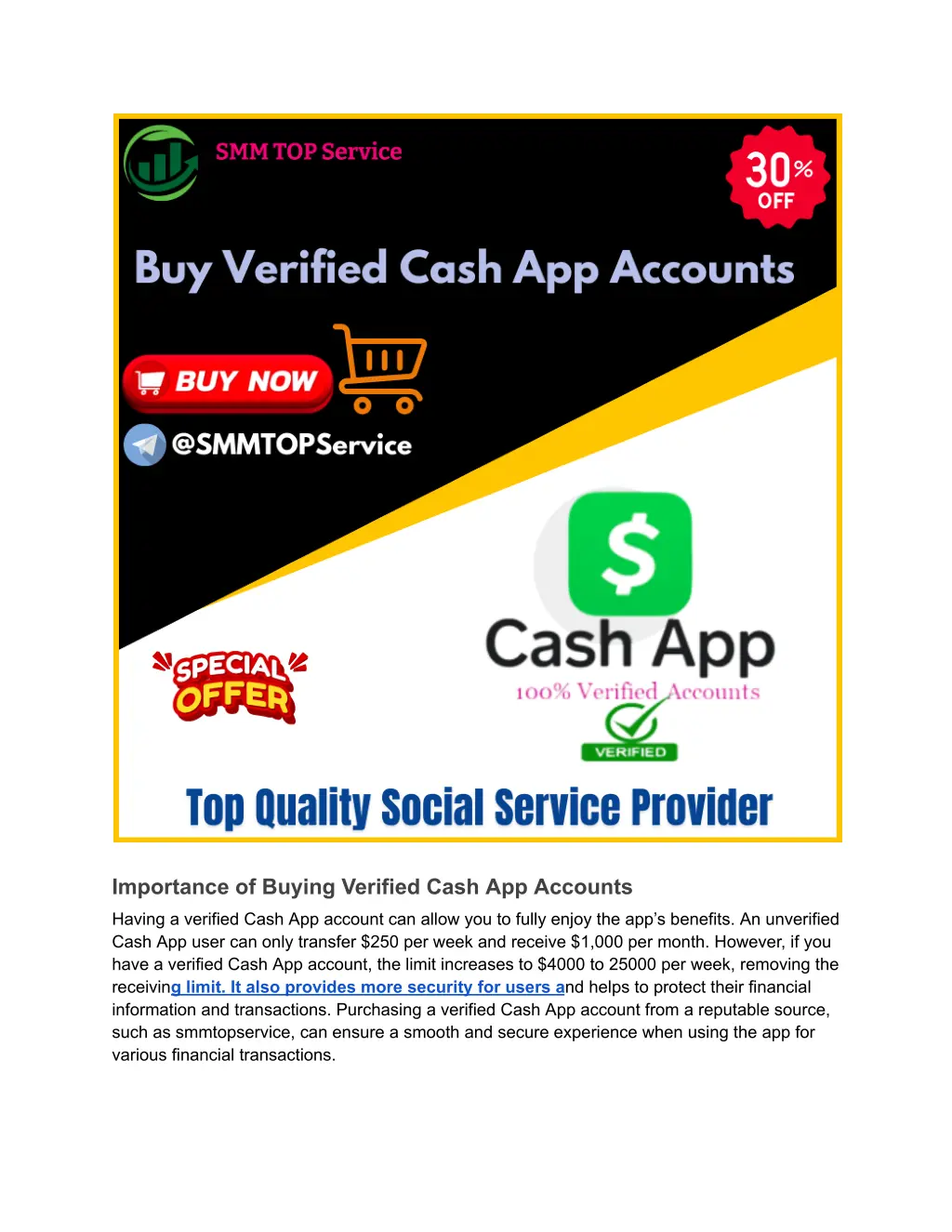 importance of buying verified cash app accounts