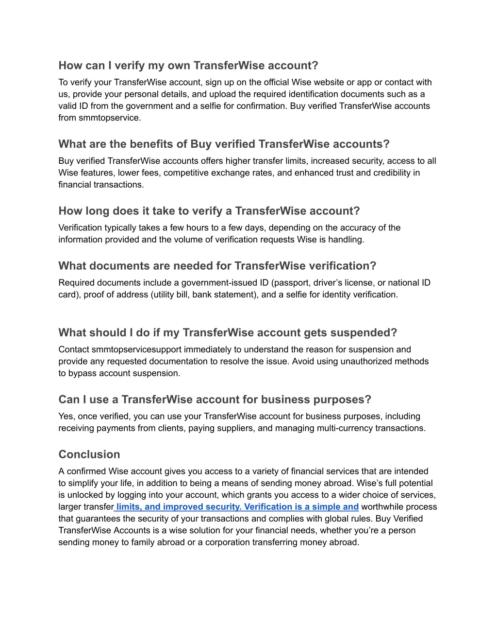 how can i verify my own transferwise account