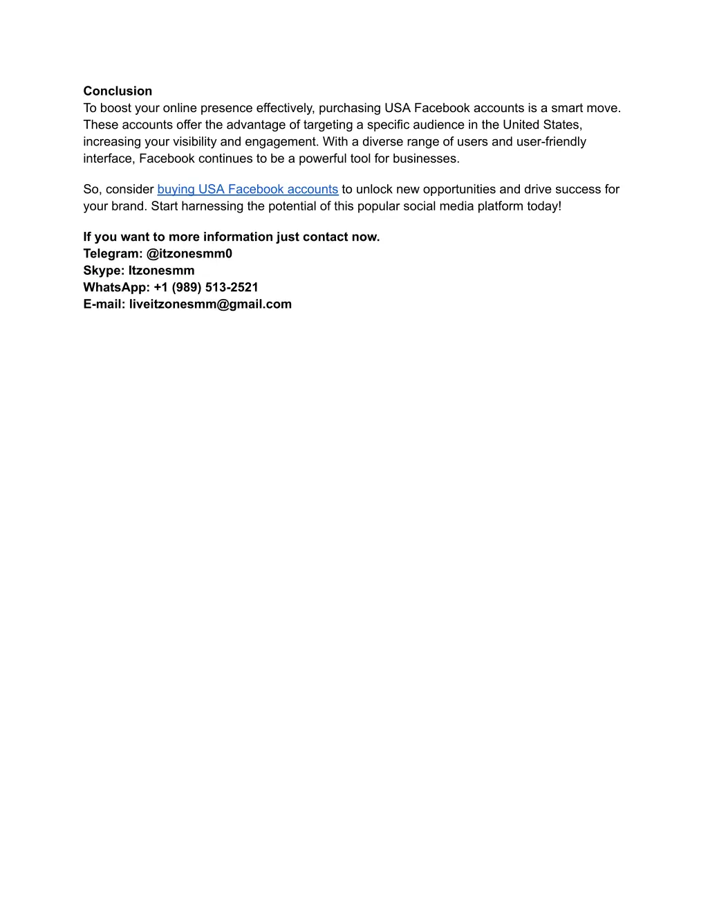 conclusion to boost your online presence