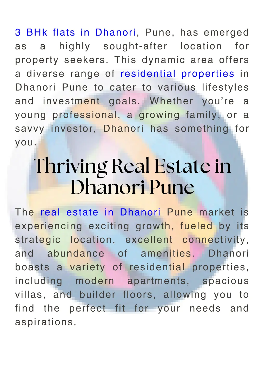 3 bhk flats in dhanori pune has emerged