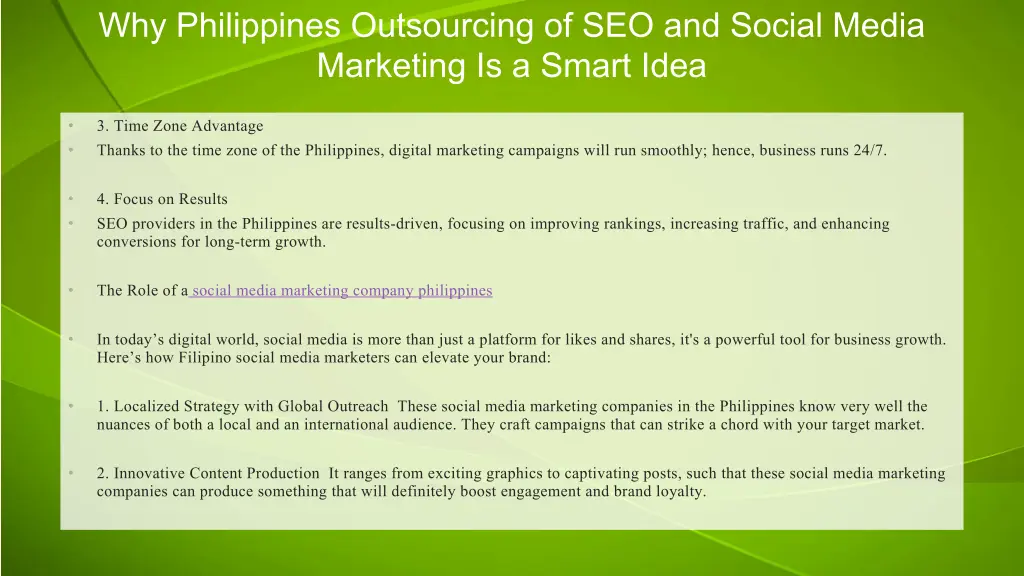 why philippines outsourcing of seo and social 1