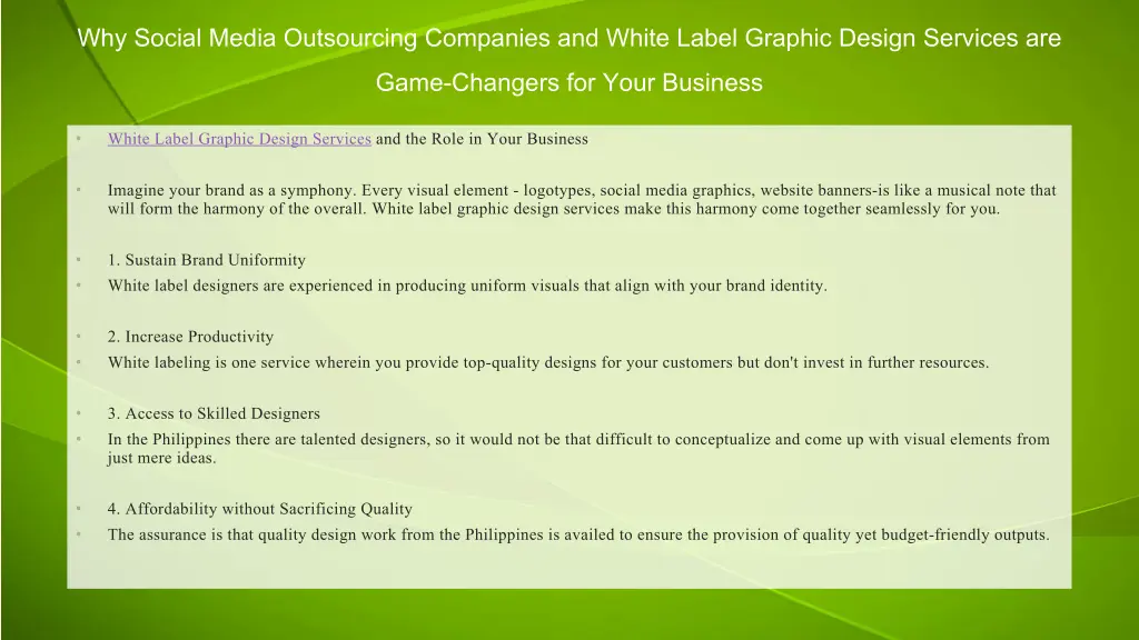 why social media outsourcing companies and white 1