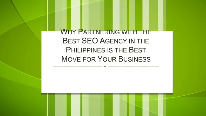 w hy p artnering with the b est seo a gency