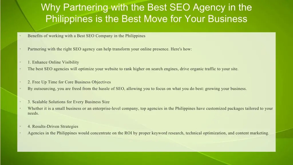 why partnering with the best seo agency 1
