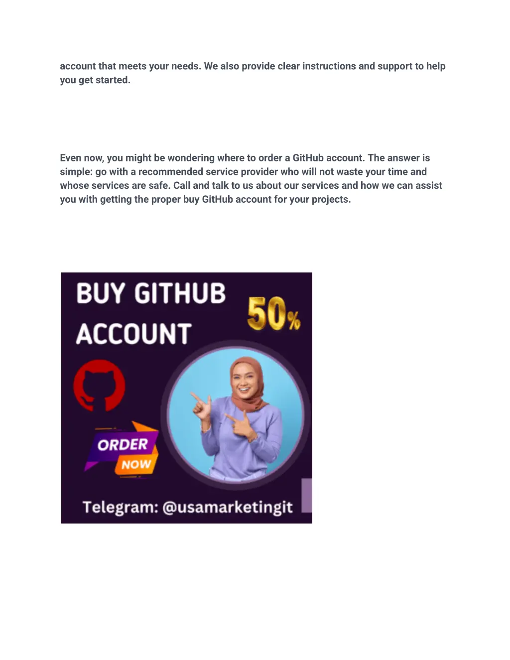 account that meets your needs we also provide