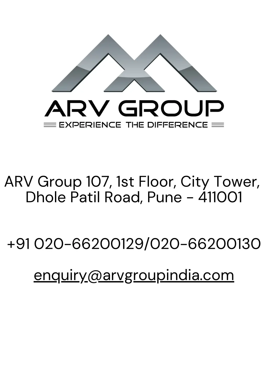 arv group 107 1st floor city tower dhole patil