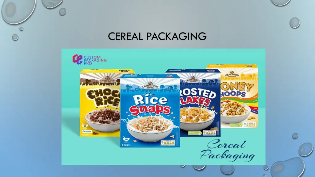 cereal packaging
