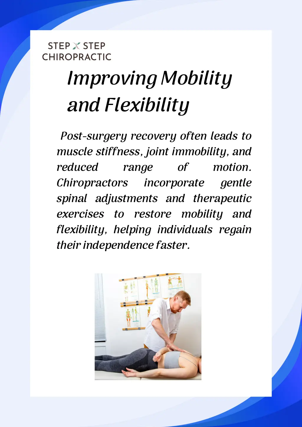 improving mobility and flexibility post surgery