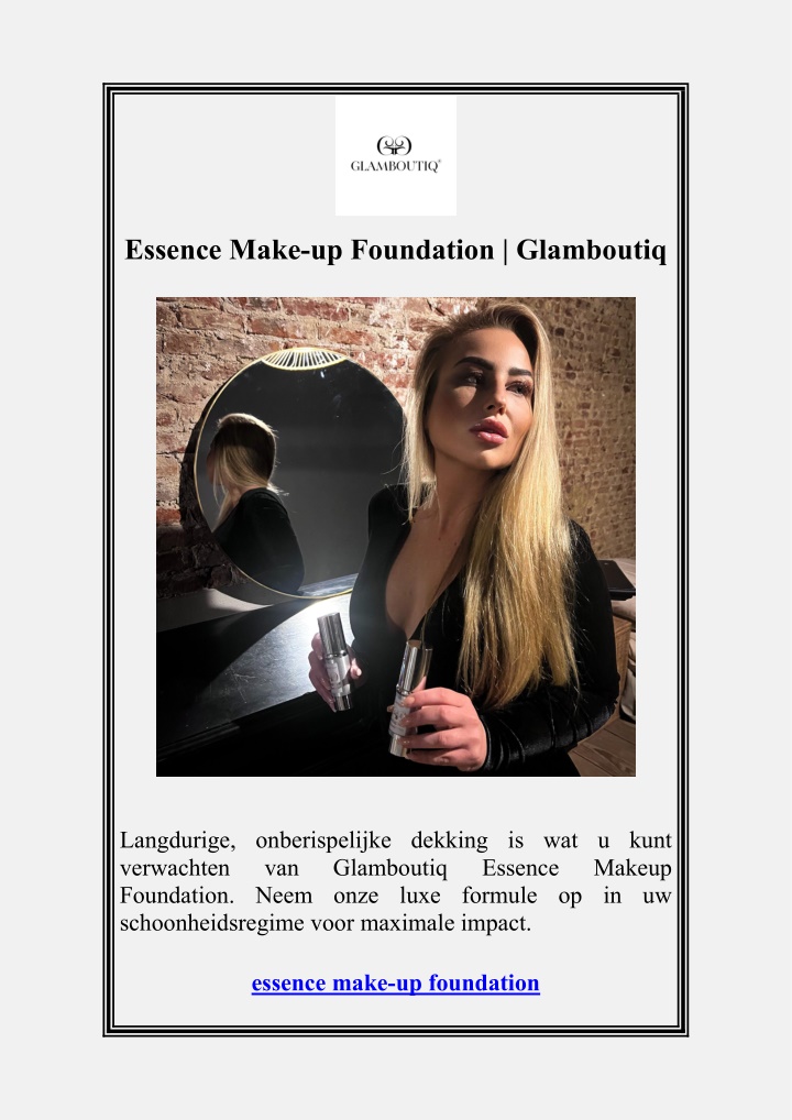 essence make up foundation glamboutiq