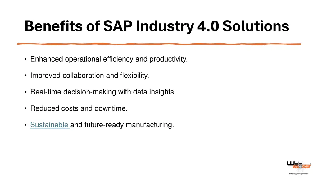 benefits of sap industry 4 0 solutions