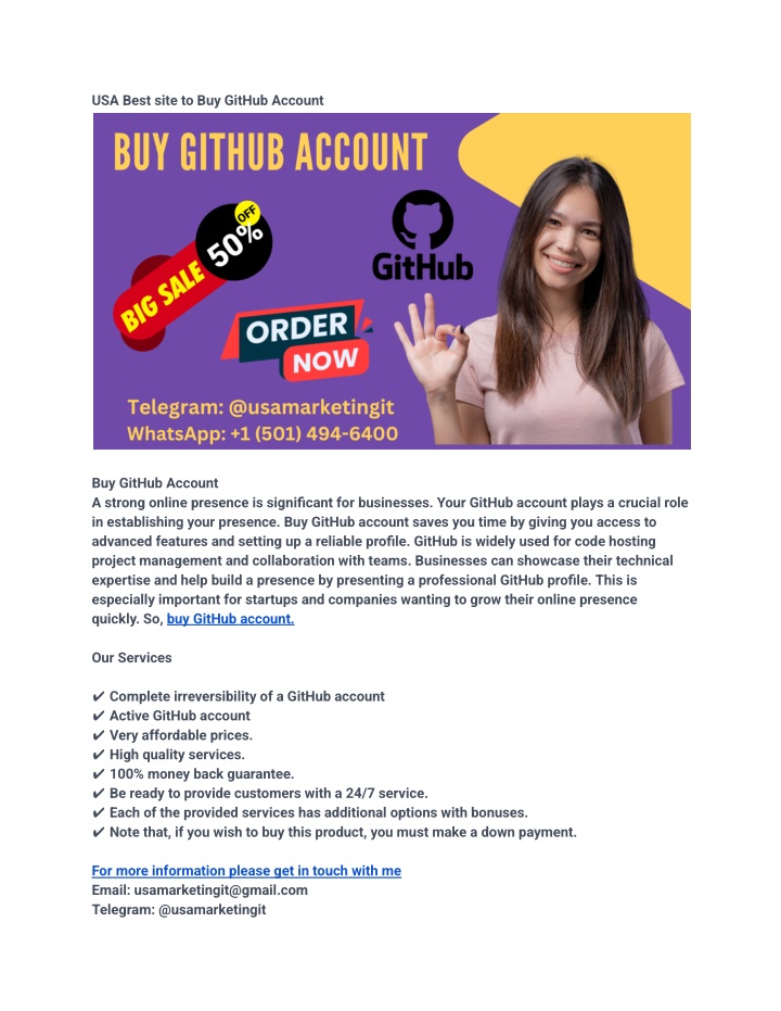 usa best site to buy github account